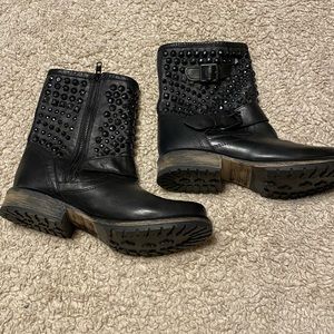Steve Madden Studded Black Boots - Size 7 1/2